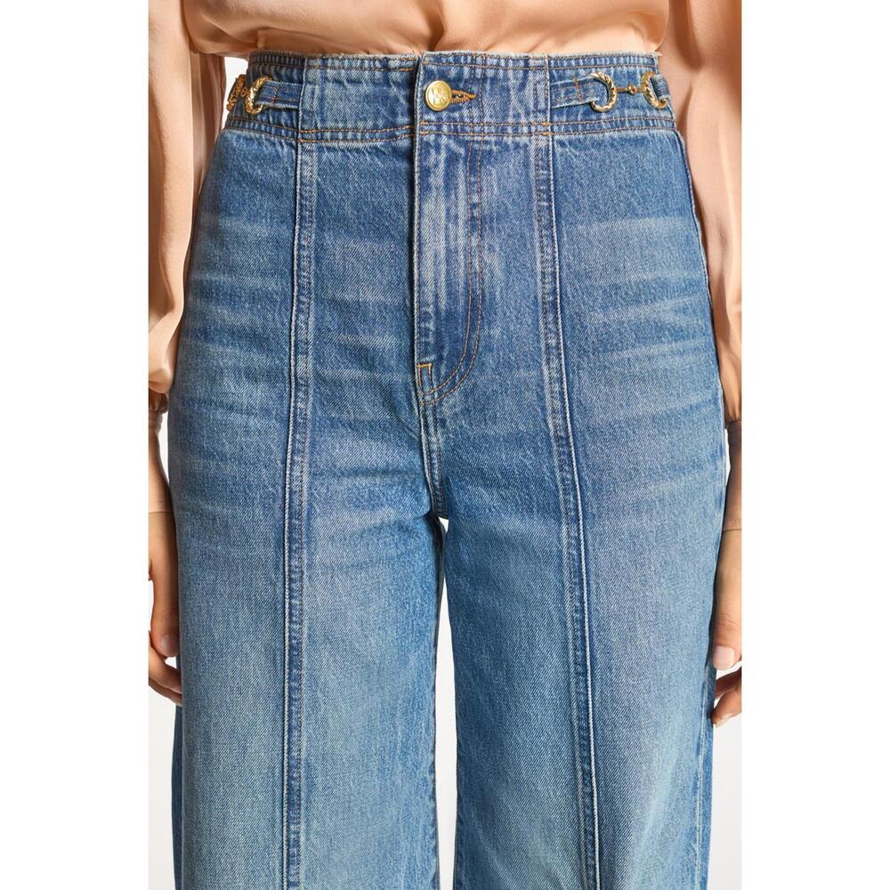 NEW ULLA JOHNSON the delphine high rise jean in danube - Picture 4 of 7